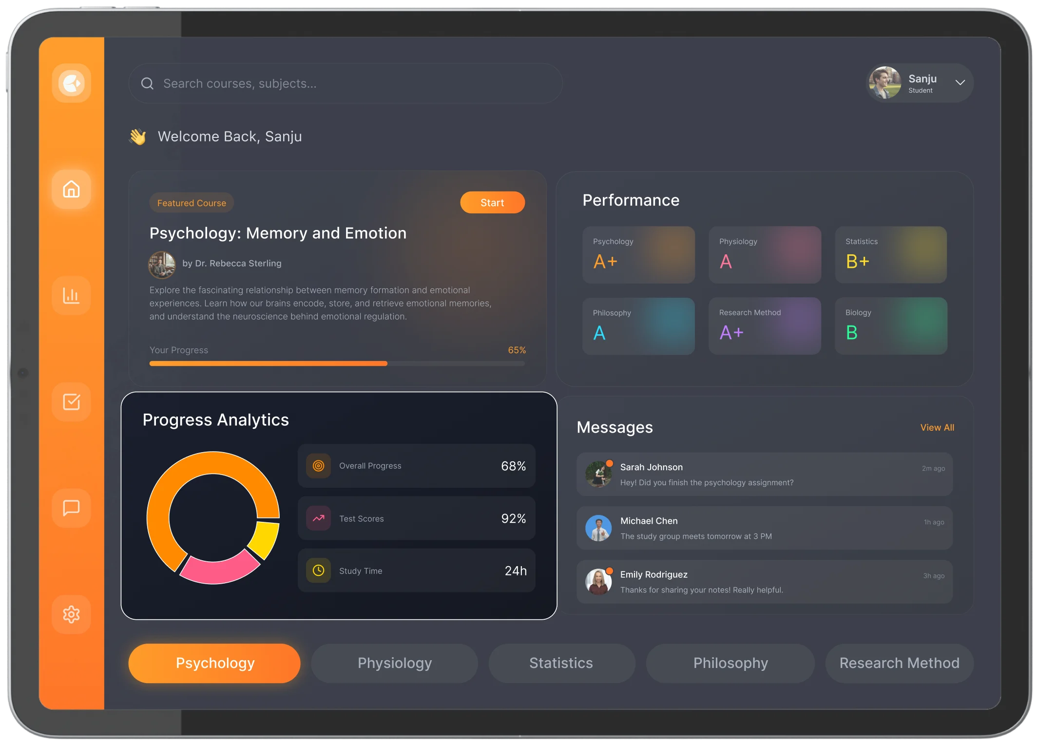 Edumate interface