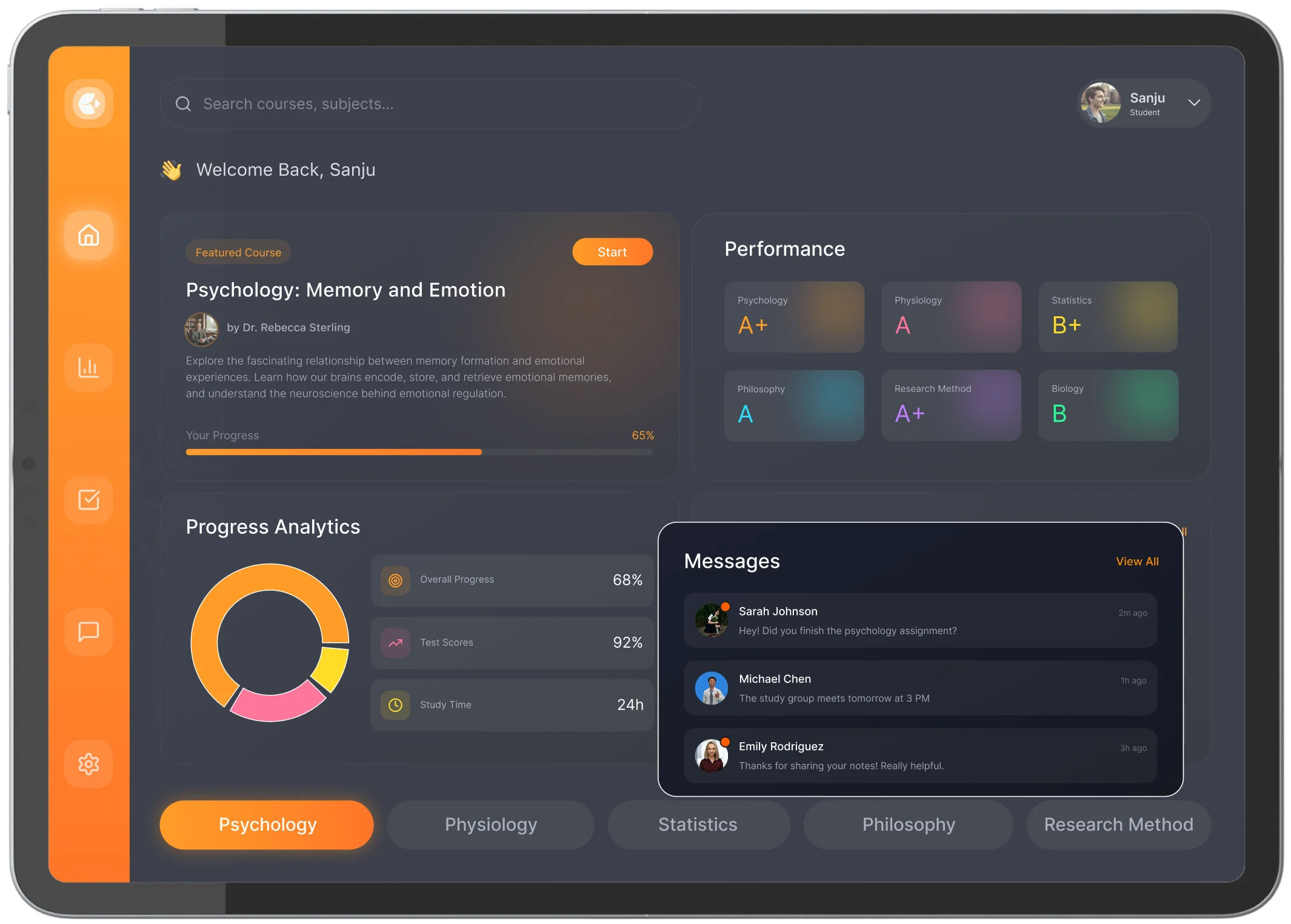 Edumate interface