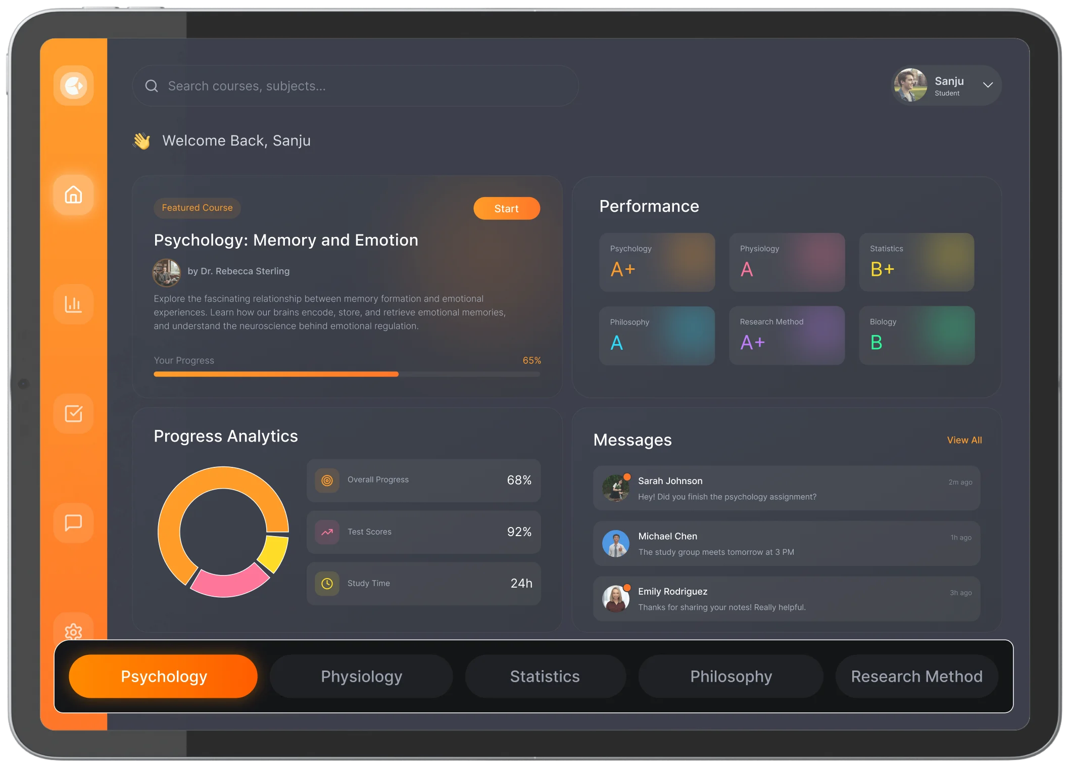 Edumate interface