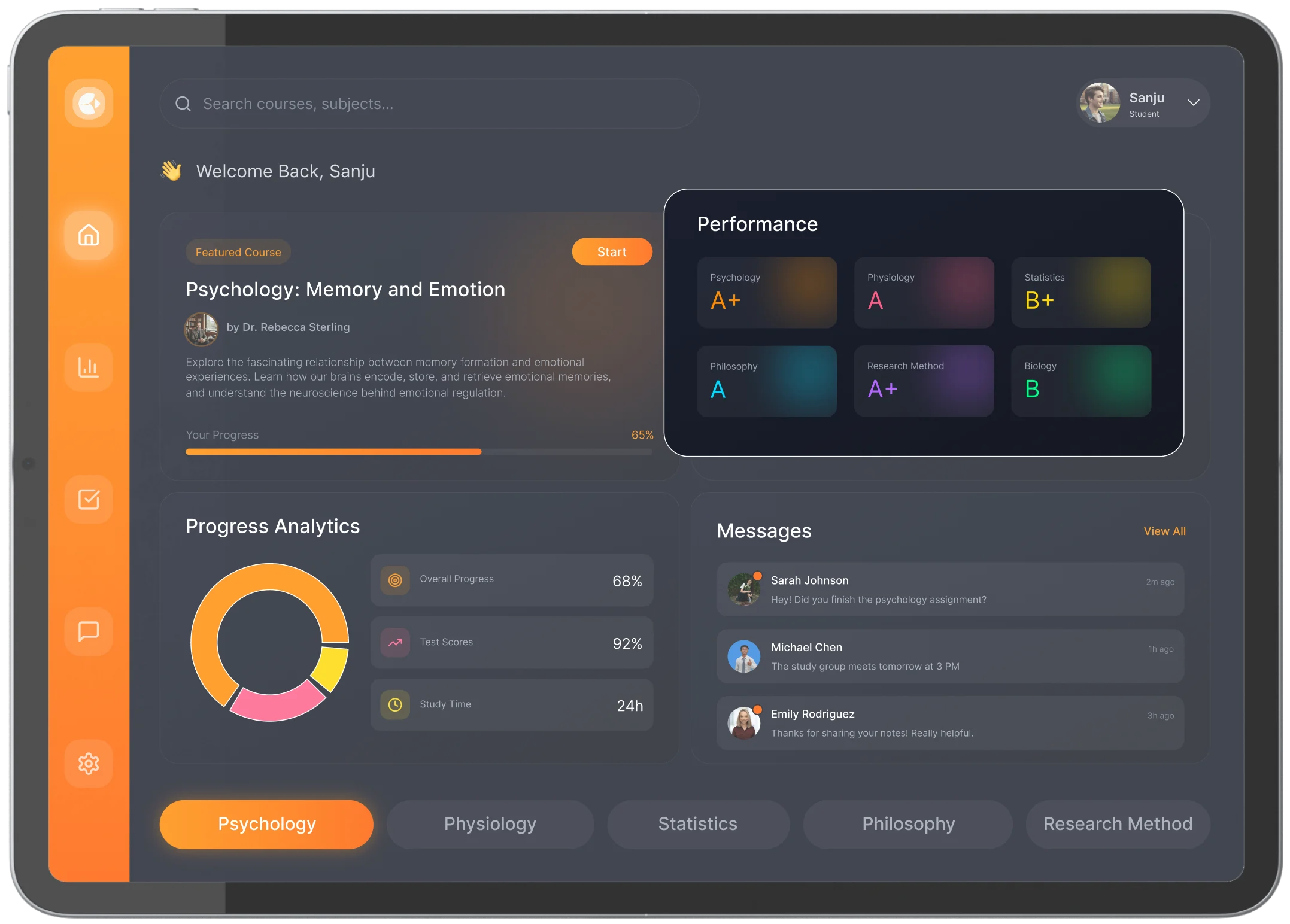 Edumate interface